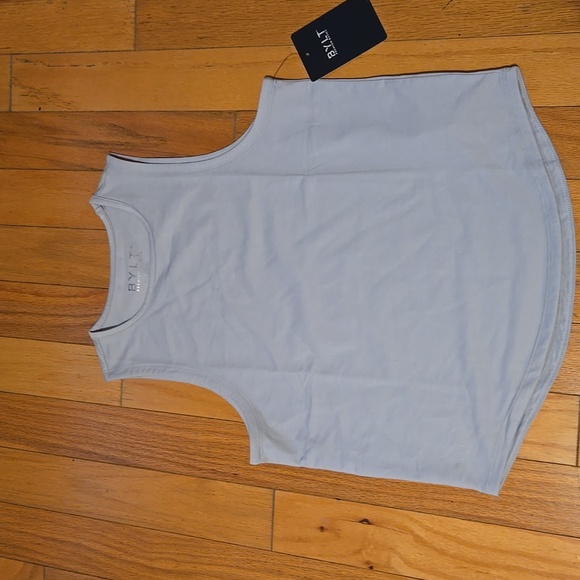 BYLT Basics Tops - NWT Women's BYLT BASICS "ESSENTIAL DROP-CUT TANK TOP" IN COLOR CADET & SIZE S